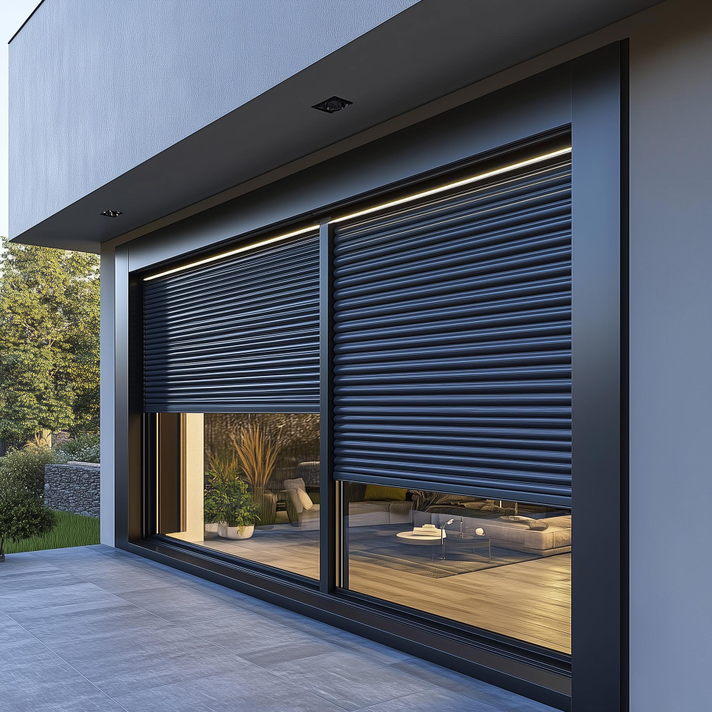 Volets roulants en aluminium posés par un artisan menuisier